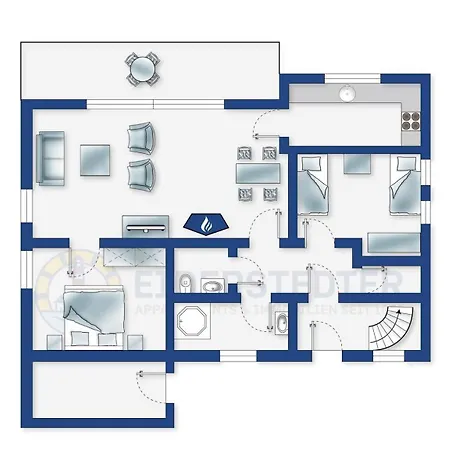 Appartement Eg Andreas Id 458 *
